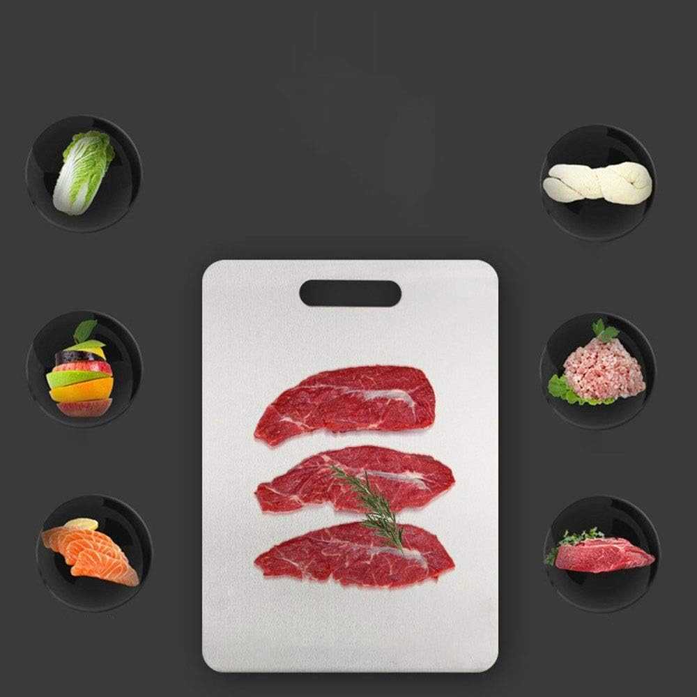 Pure Stainless Steel Chopping Board for Kitchen